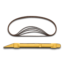 Load image into Gallery viewer, 1/4" Sanding Detailer with 400 Grit Abrasive Belt
