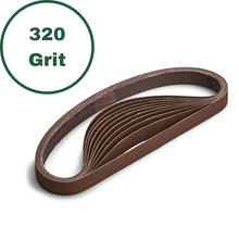 Load image into Gallery viewer, 1/2" 320 Grit Belt - 10 Pack
