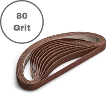 Load image into Gallery viewer, 1/2" 80 Grit Belt - 10 Pack
