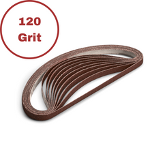 Load image into Gallery viewer, 1/4" 120 Grit Belt - 10 Pack
