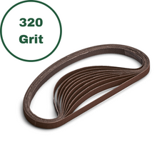 Load image into Gallery viewer, 1/4" 320 Grit Sanding Belt - 10 Pack
