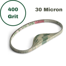 Load image into Gallery viewer, 1/4" Microfinishing Film 30 Micron - 400 Grit - 10 Pack
