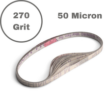Load image into Gallery viewer, 1/4" Microfinishing Film 50 Micron - 270 Grit - 10 Pack
