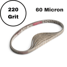 Load image into Gallery viewer, 1/4" Microfinishing Film 60 Micron - 220 Grit - 10 Pack
